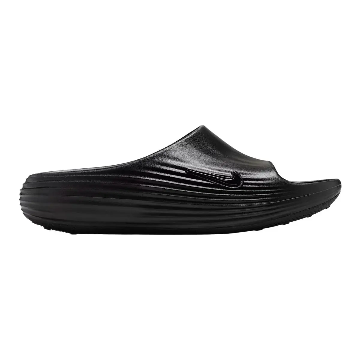 Nike Reactx REJUVEN8 Casual Slide Sandals Mens Size 8-14 - Black/Black/Black