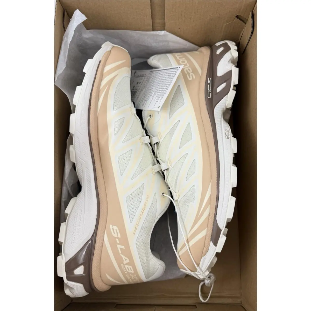 Salomon shoes - Salomon XT-6 - 475120 - Vanilla Ice Acorn Hazelnut 8
