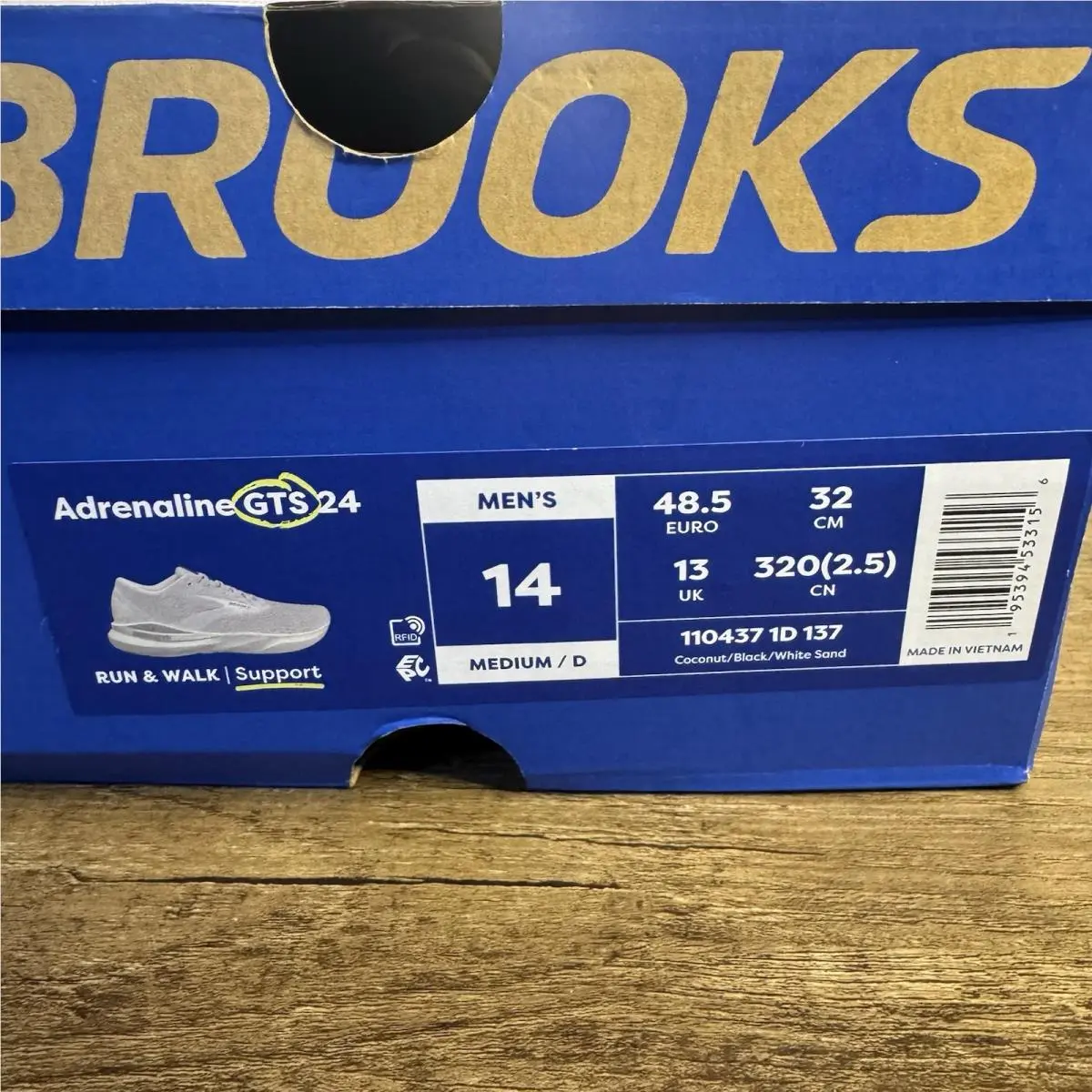 Brooks shoes - Brooks Adrenaline GTS 24 - Adrenaline GTS - 110437 1D 137 - White 0