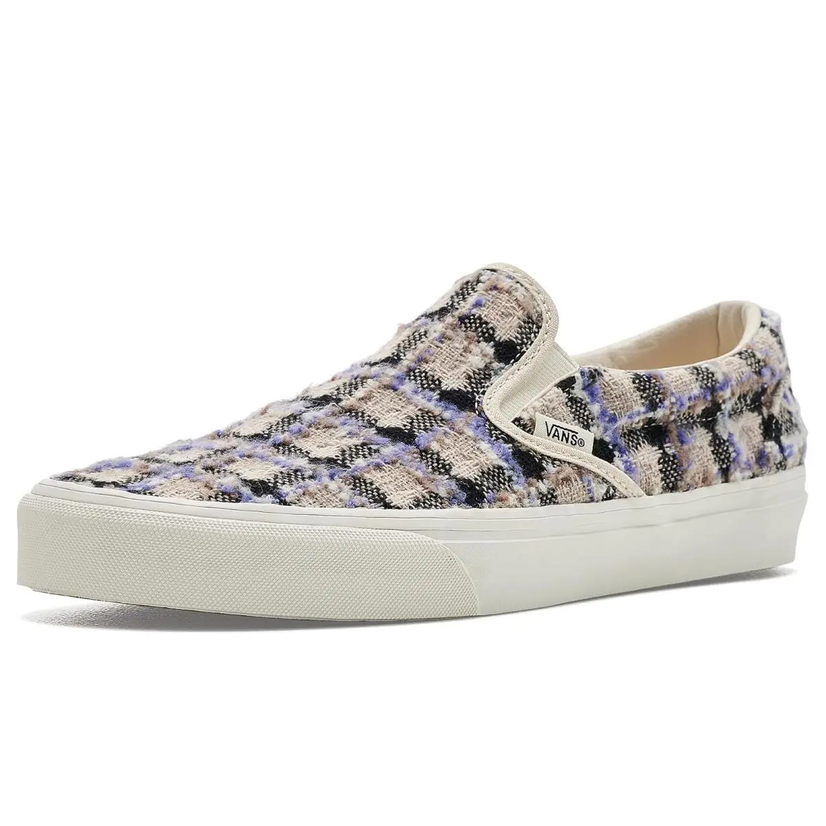 Unisex Sneakers Athletic Shoes  Classic Slip-on Tweed Turtledove by Vans