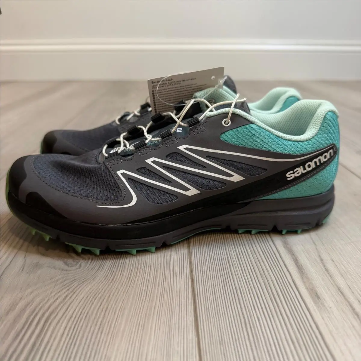 Salomon Sense Mantra 2 W Trail Running Shoes Blue Grey 362115 Womens Size 6