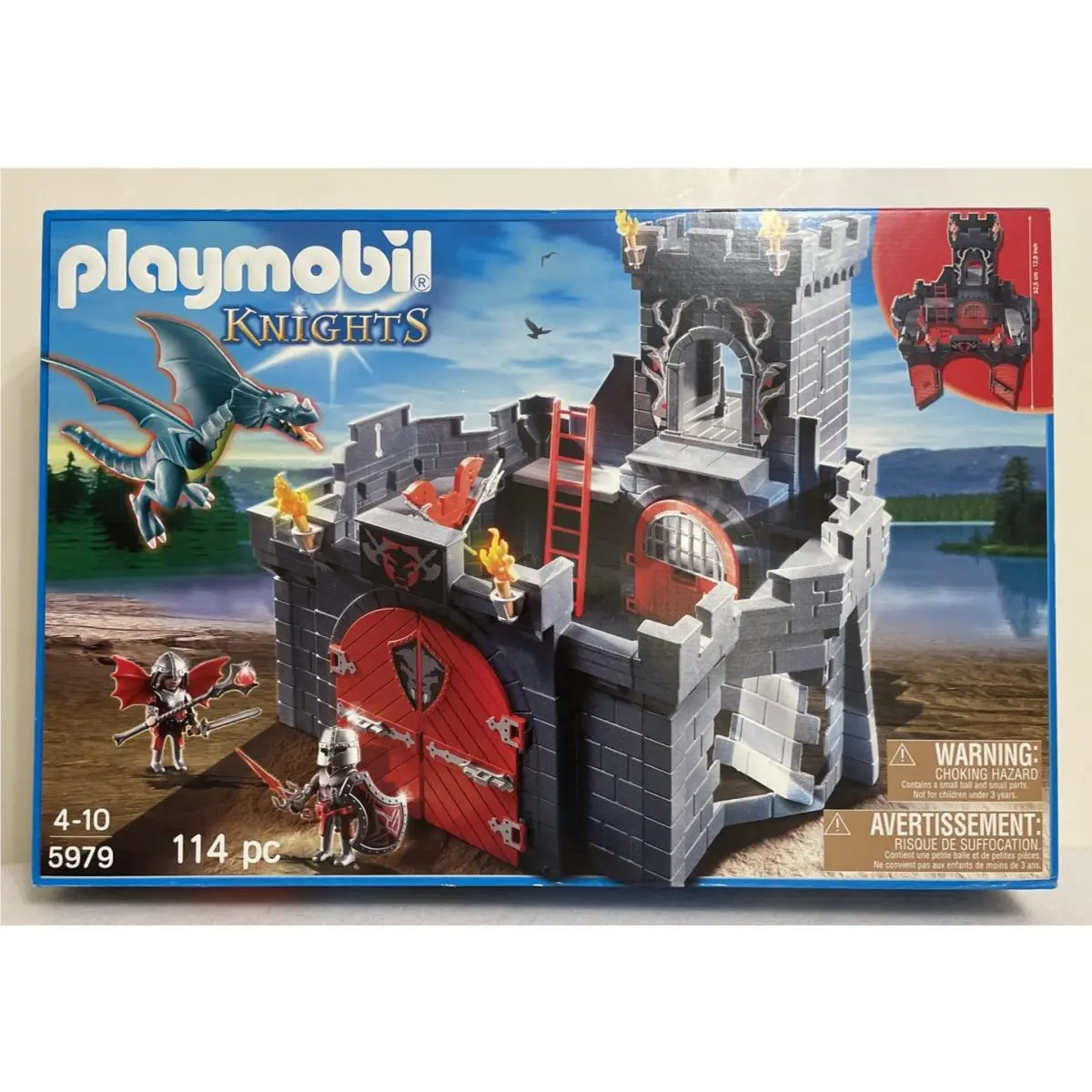 Playmobil 5979 Knights Castle Dragon 114 pc Retired