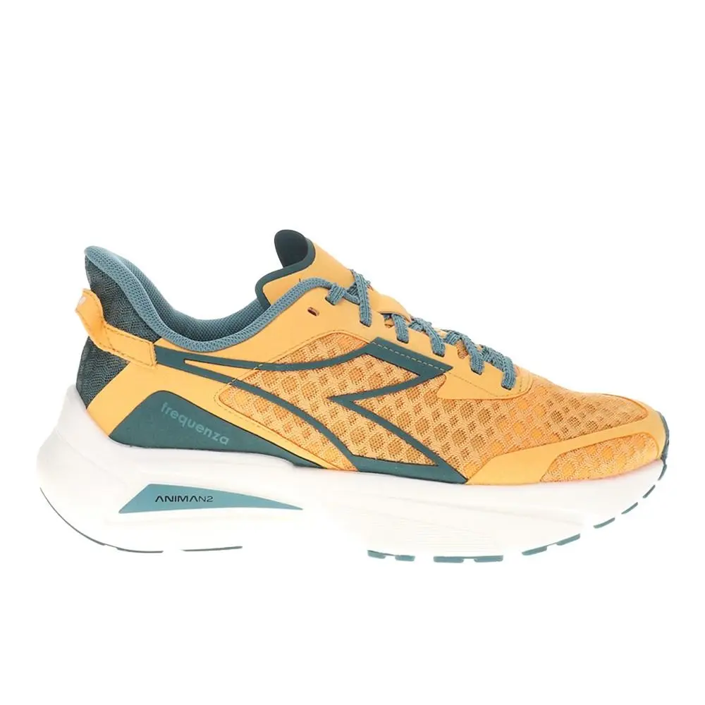 Diadora Frequenza Running Mens Grey Orange Sneakers Athletic Shoes 180241-D087