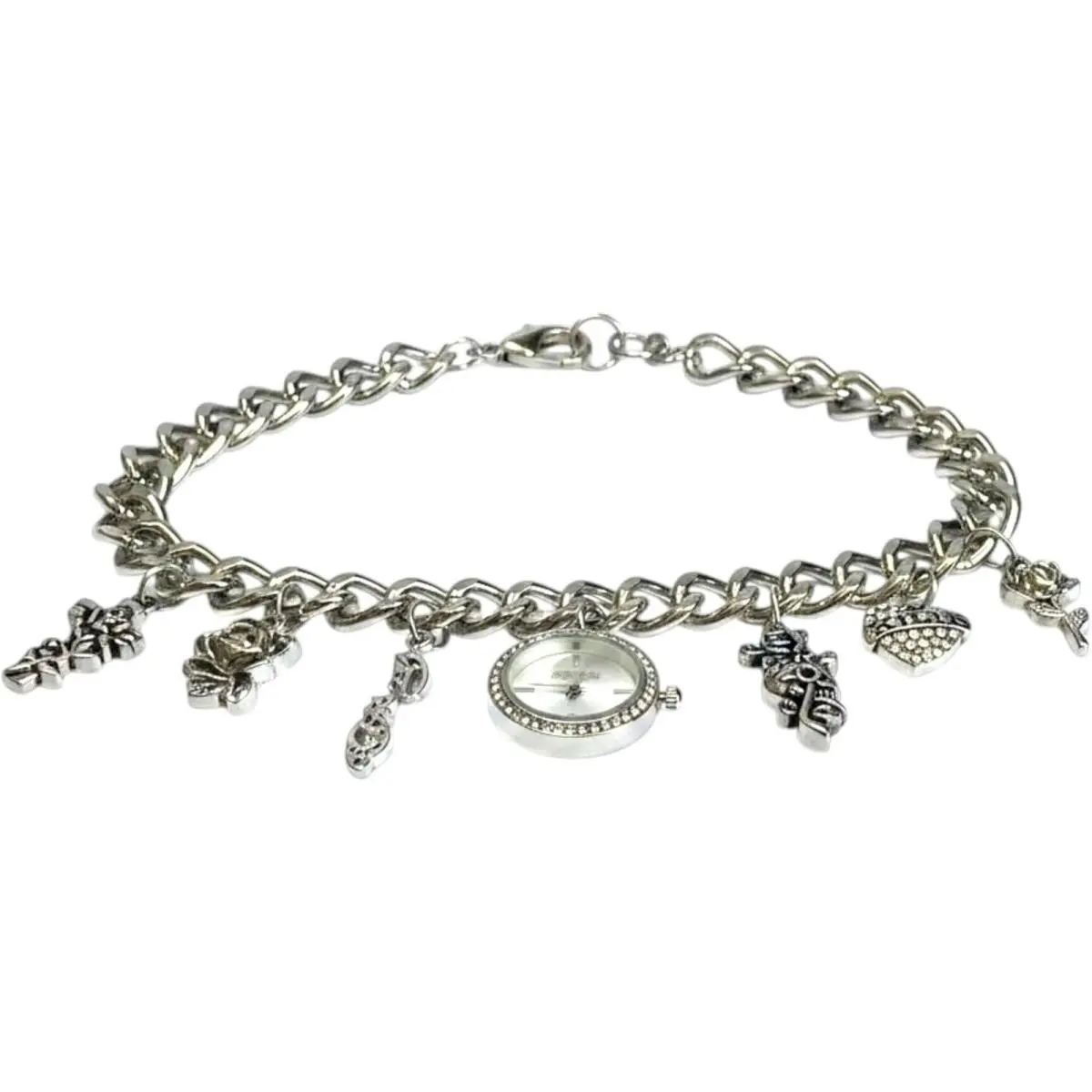 ED Hardy Women`s Charm Bracelet Watch