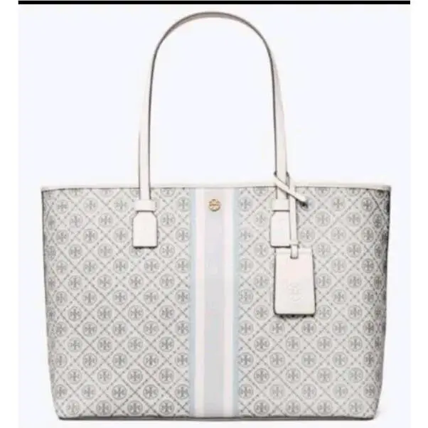 T Monogram Tote Bag Size Large by Tory Burch