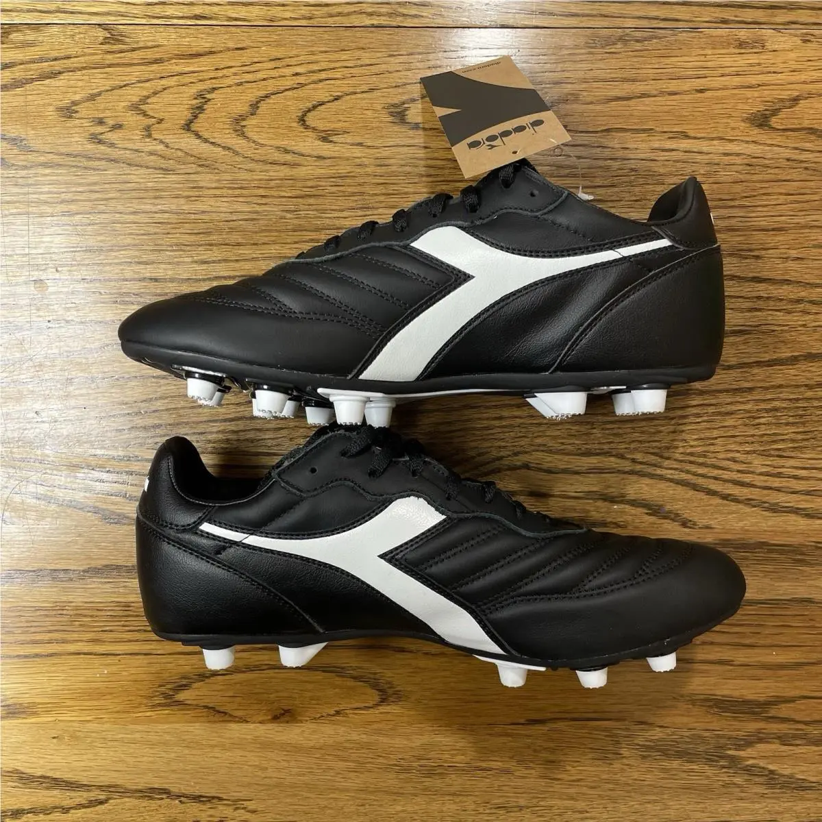 Diadora shoes - diadora Brasil Og Lt T Mdpu Soccer Cleats - 180669-C0641 - Black 1