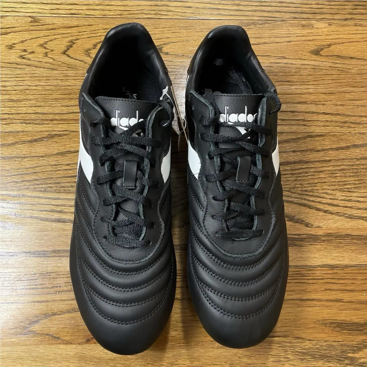 Diadora shoes - diadora Brasil Og Lt T Mdpu Soccer Cleats - 180669-C0641 - Black 2