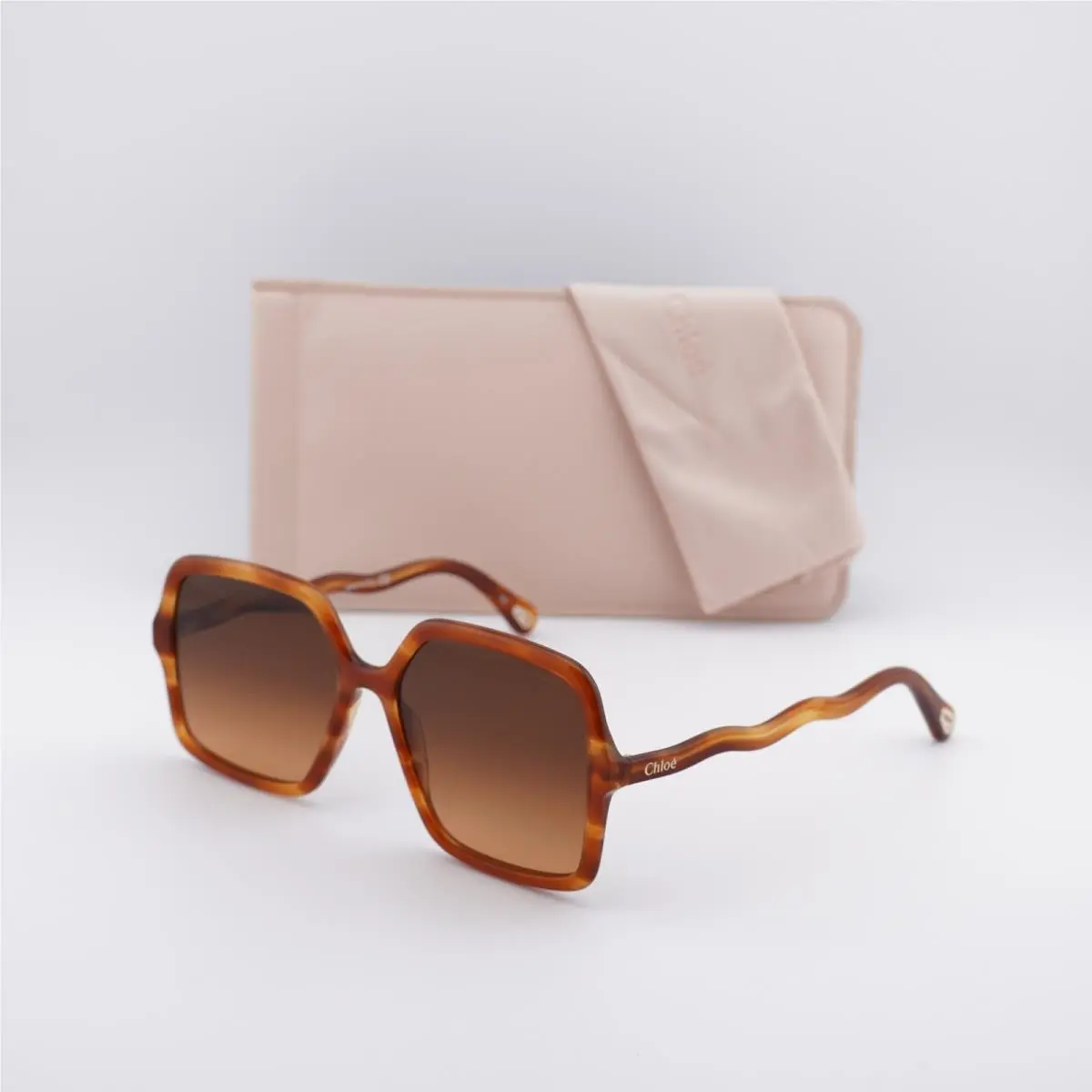 Chloe CH0086S 002 Havana/brown Gradient 58-16-145 Sunglasses