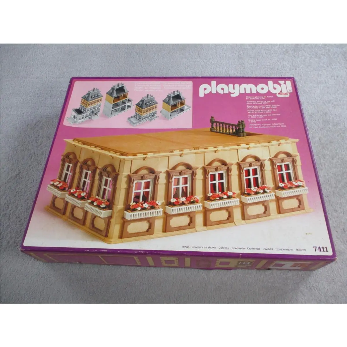 Vintage Playmobil 7411 Expansion Floor Complete Set For Victorian Mansion