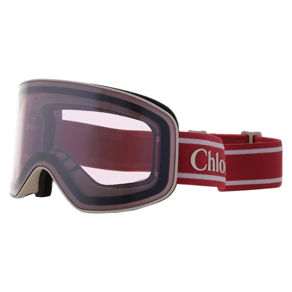Chloe Pink Shield Ladies Sunglasses CH0072S 007 99 CH0072S 007 99