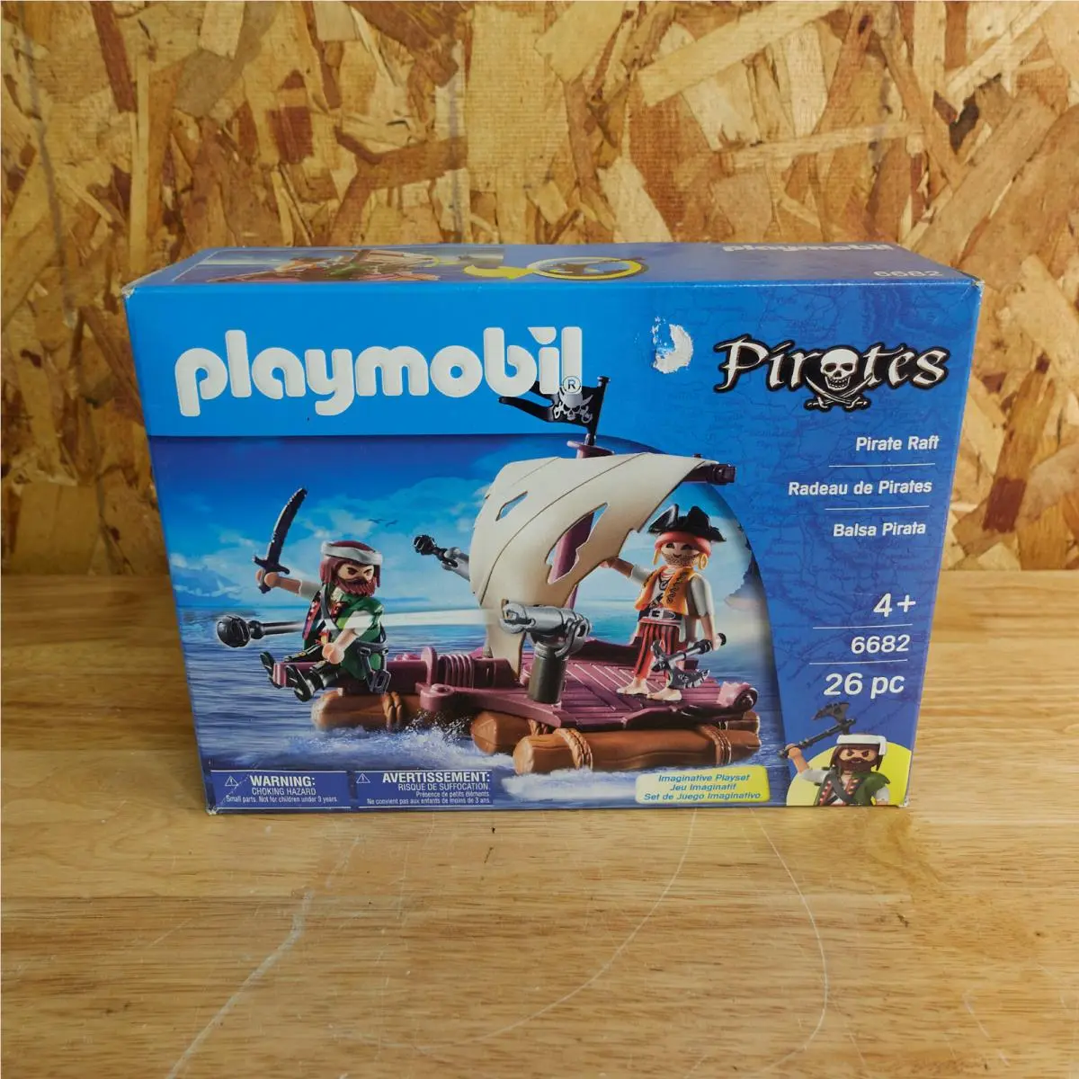 Playmobil Pirates 6682 Pirate Raft - Shelf Wear
