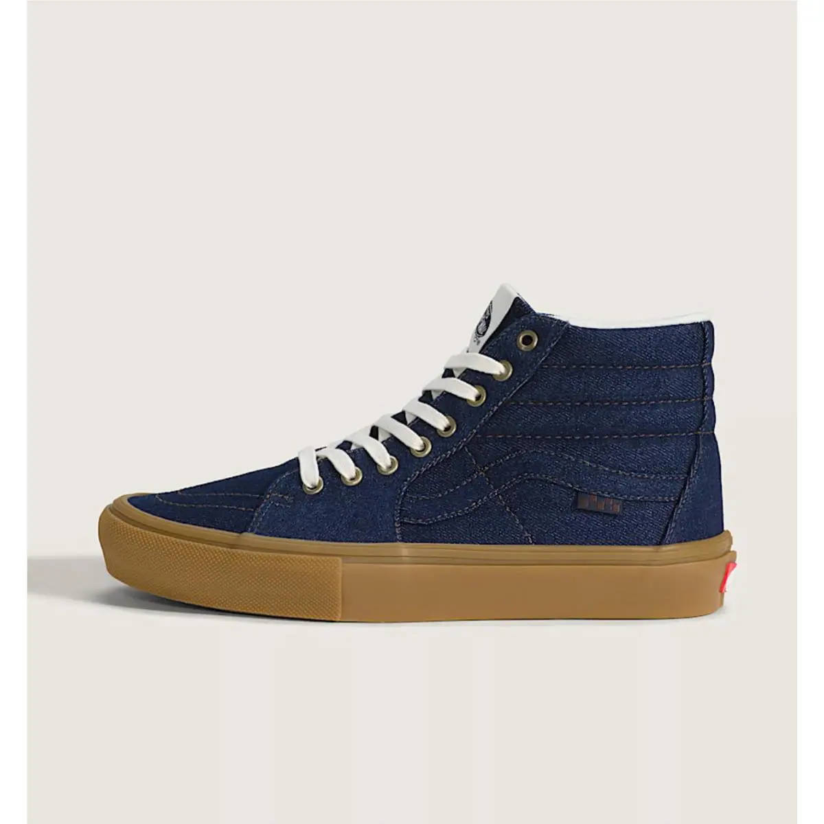Vans Sk8-HI Denim Mens High Top Skate Shoes Sneakers Blue VN0A5FCCBJB