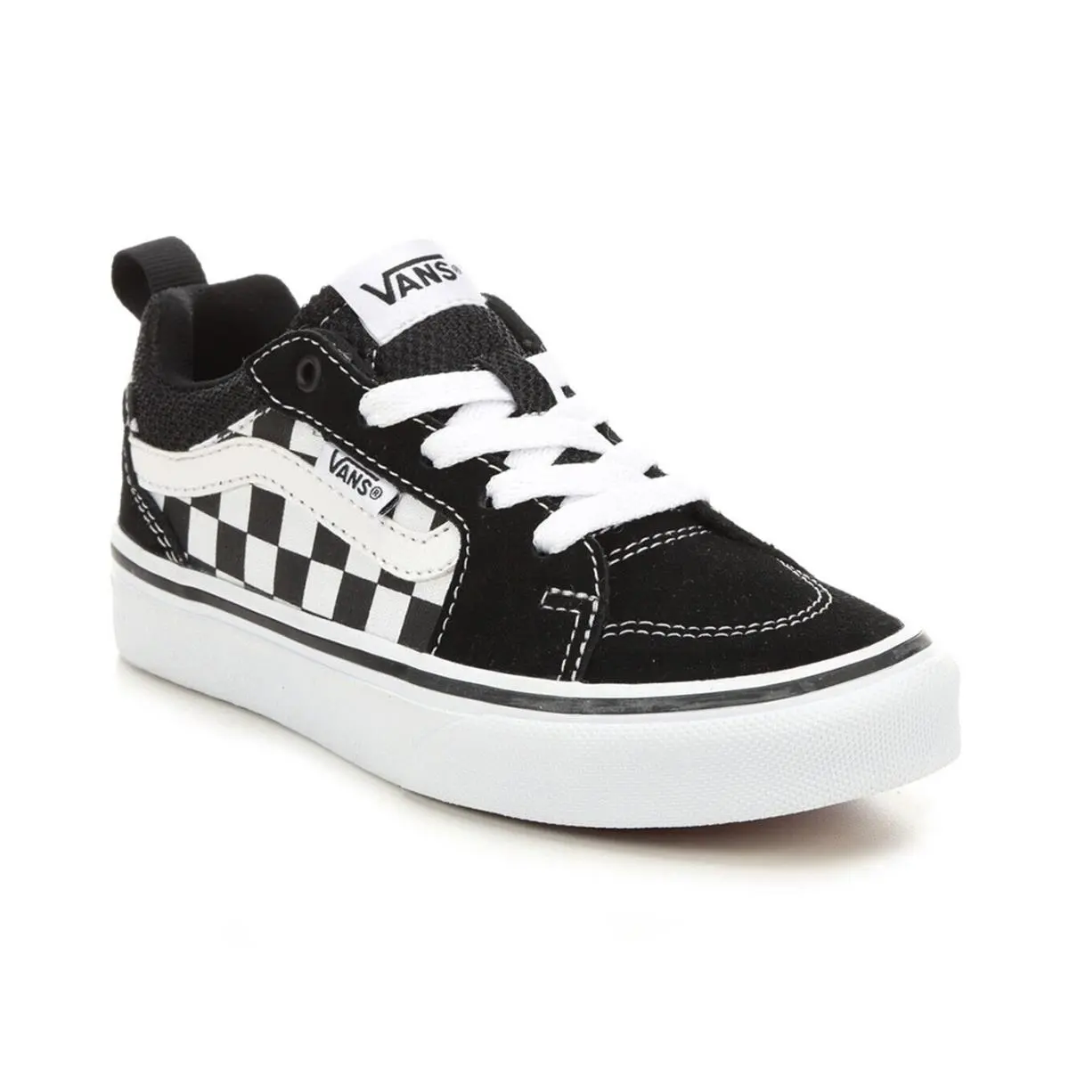Vans Filmore Check Sneaker in Black/white Kids`