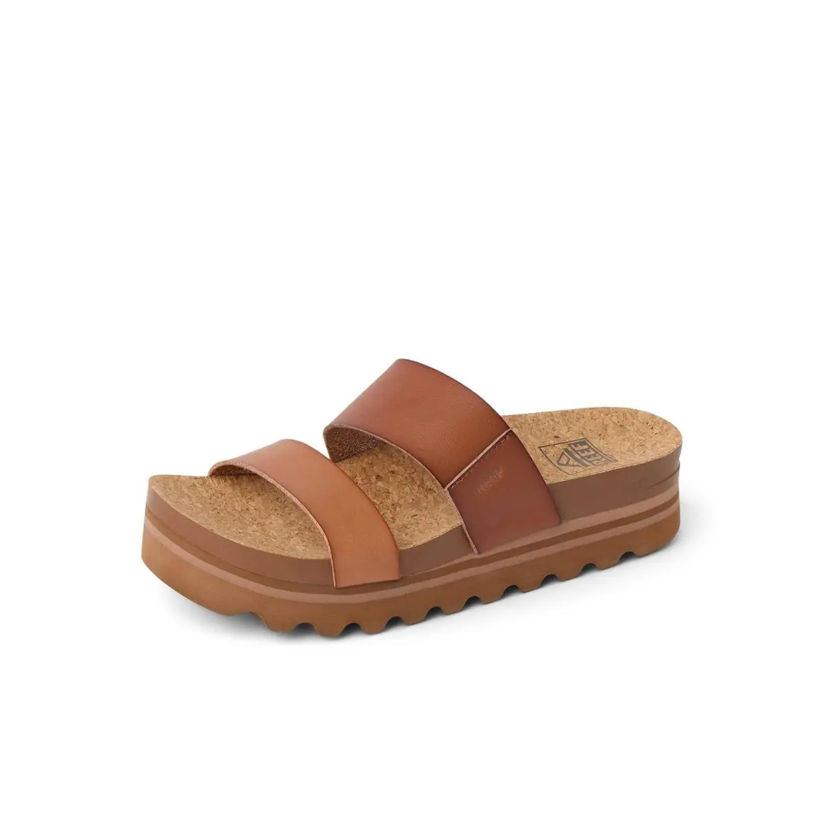 Reef Cushion Vista Hi Womens Platform Fashion Sandal Arch 6 Espresso Duo