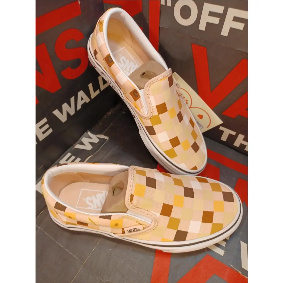 Vans shoes - VANS Off The Wall - Off The Wall - VN0A4BV3TB3 - Pink/Tan 7