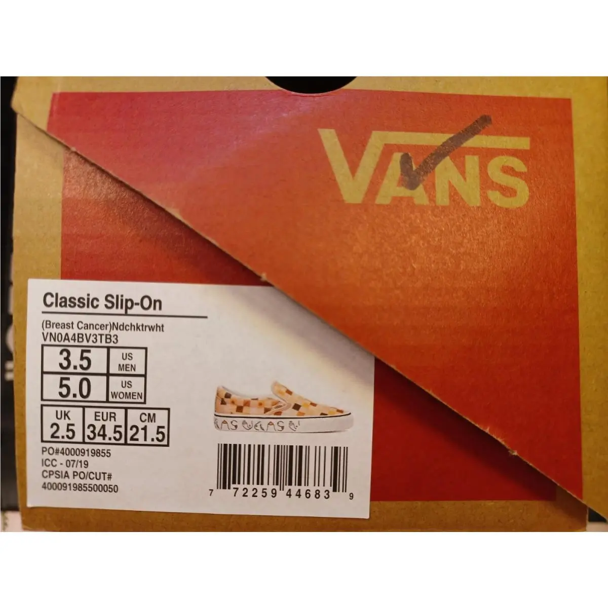 Vans shoes - VANS Off The Wall - Off The Wall - VN0A4BV3TB3 - Pink/Tan 12