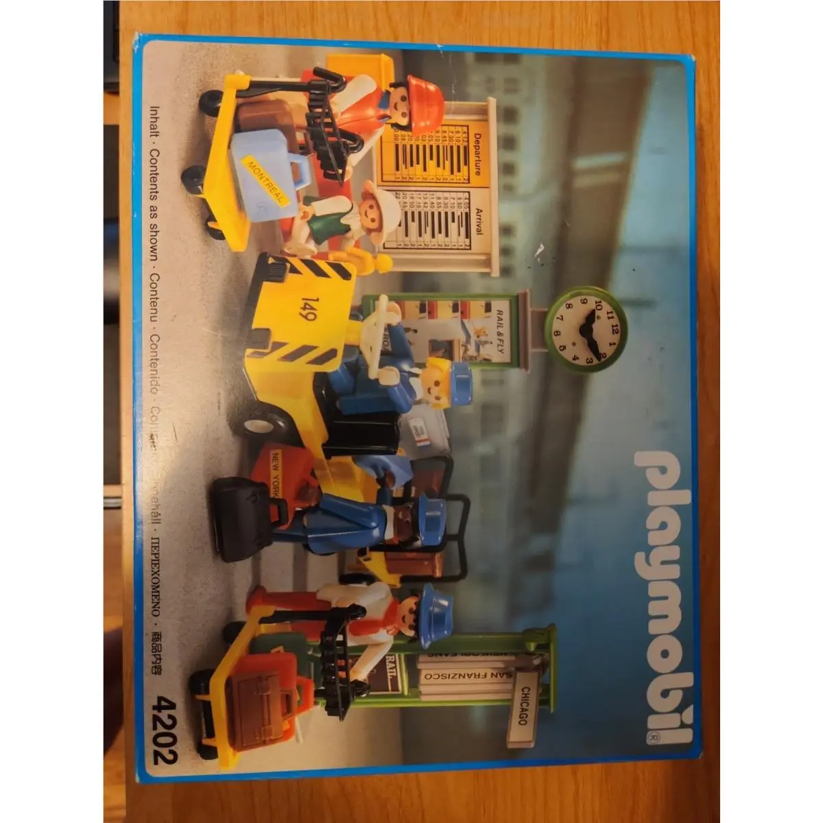Playmobil 4202 Passenger Train Station Set Vintage 1992