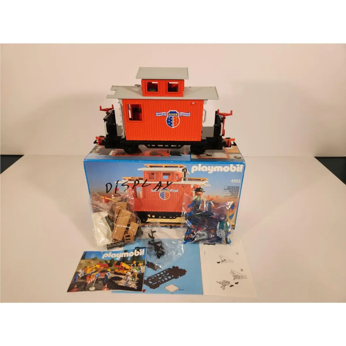 Playmobil 4123 Colorado Ranger Railroad Train Caboose