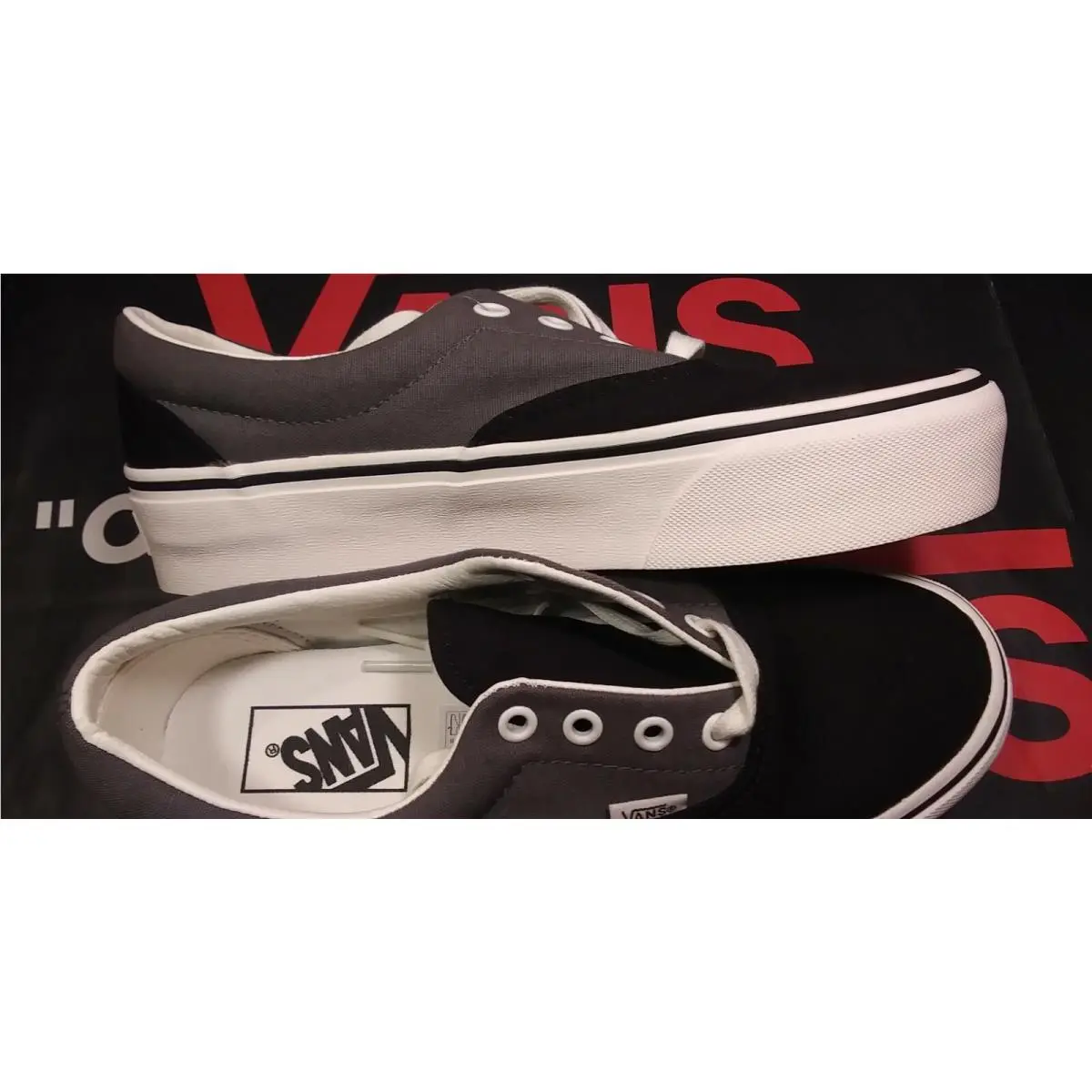 Vans shoes - Vans Era Platform 2-tone - Era Platform - Black/Pewter 2