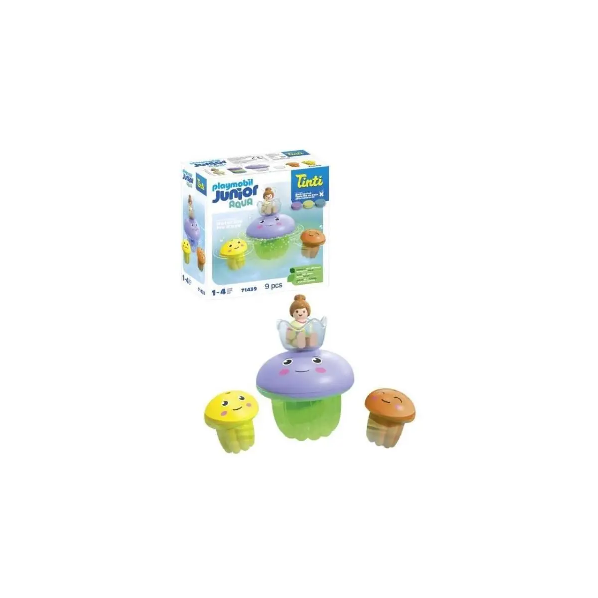 Playmobil Junior Aqua Tinti 71439 Kleurrijke Kwallenfamilie 90% op Planten ge