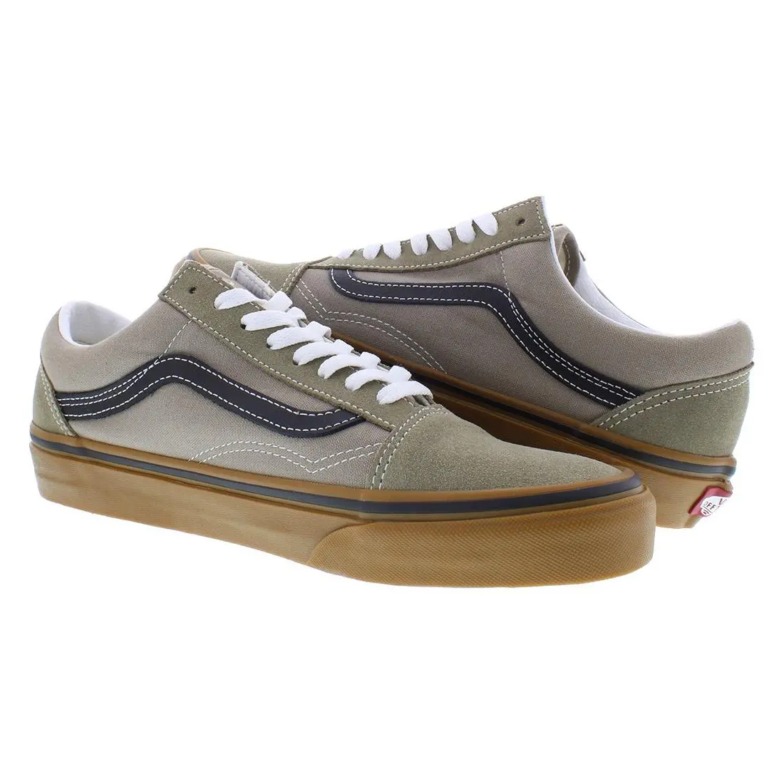 Vans shoes - Timber Wolf/Black, Main: Brown 1