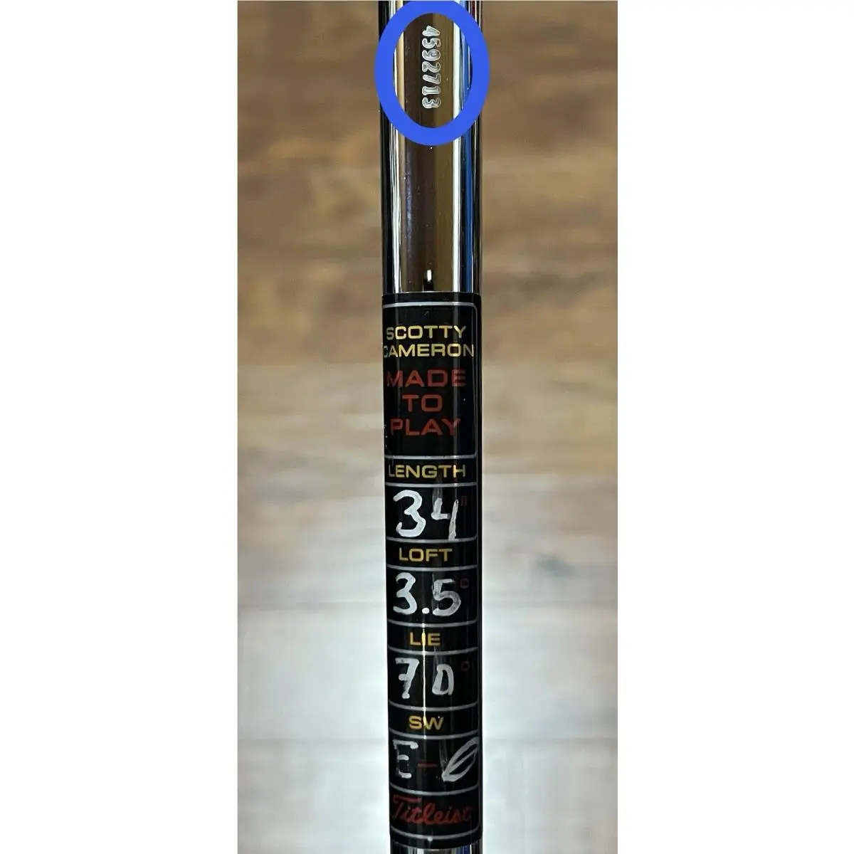 Scott  - Phantom 5.5 - 2026 - SCS - Xtreme Dark Finish - DLC - Blue, Lie Angle: Black 5