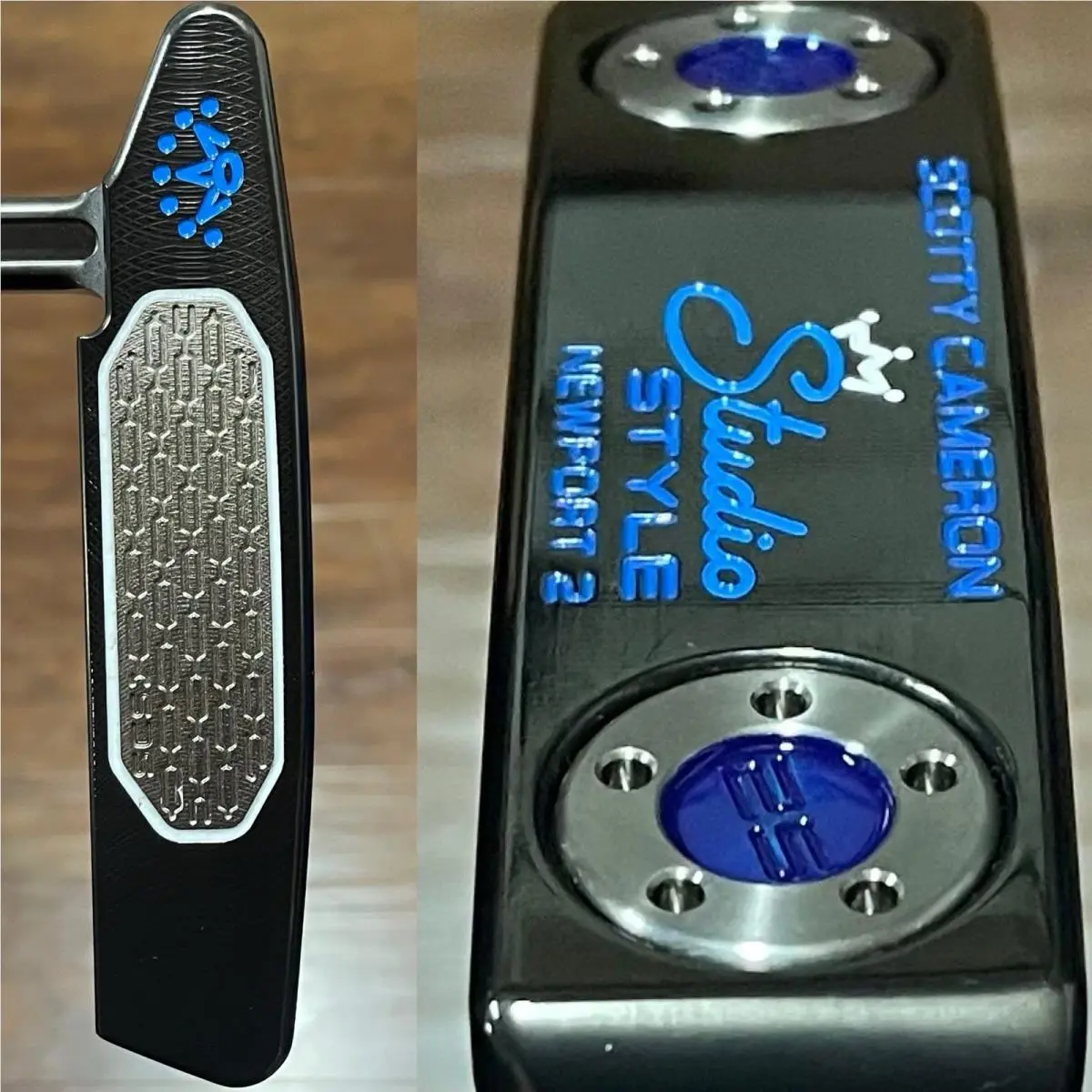 Scott  - Studio Style Newport 2 - 2026 - SCS - Xtreme Dark Finish - DLC - Blue, Lie Angle: Black 0