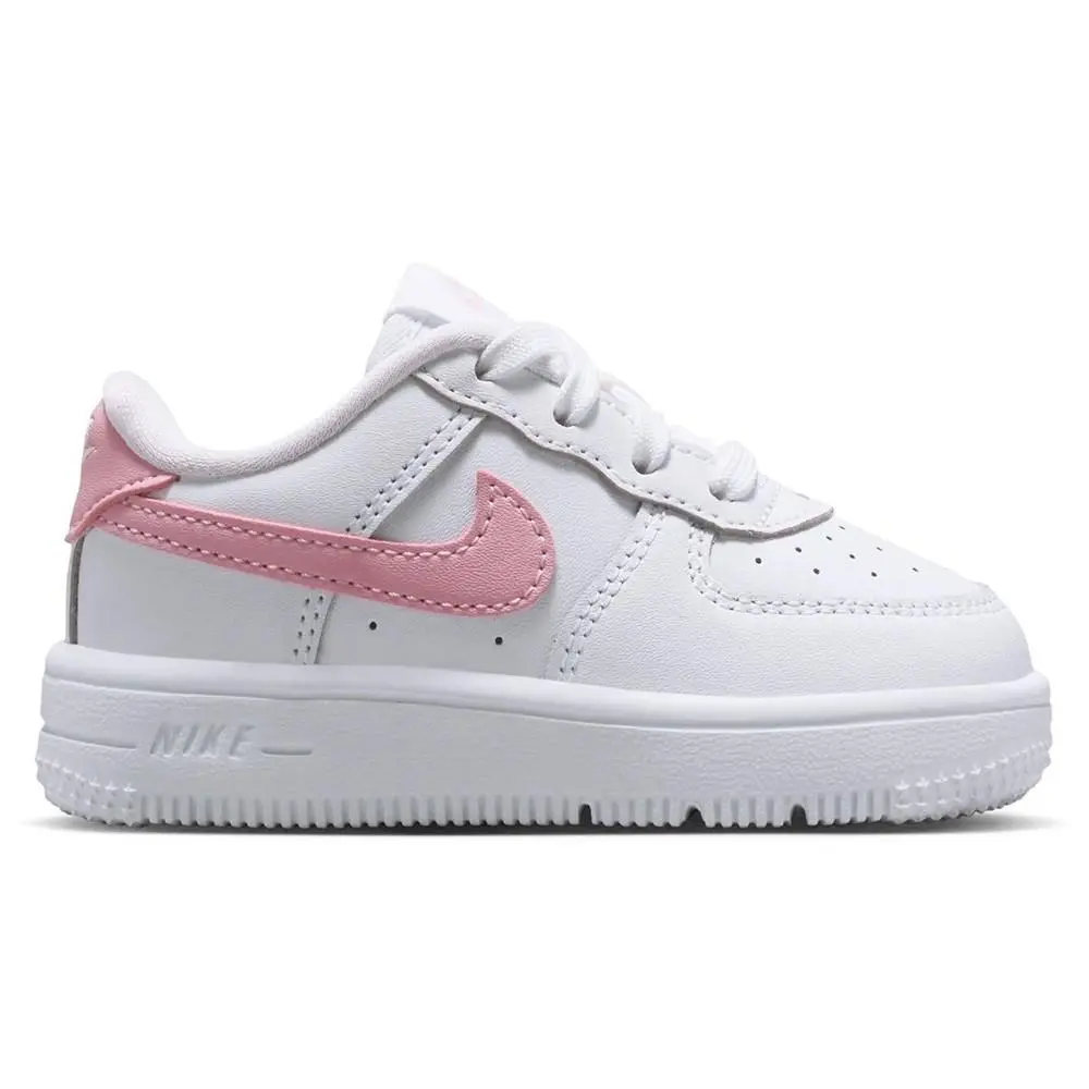 Toddler`s  Force 1 Low Lace White/med Soft Pink-white IF1674 104 - 4 by Nike