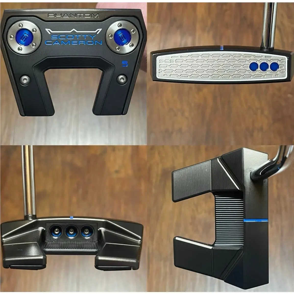 Scotty Cameron 2026 Phantom 5 Putter - - Scs - Xtreme Dark Finish -blu