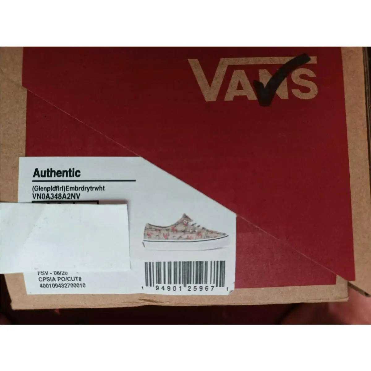 Vans shoes - Vans Glen Plaid Floral - Glen Plaid Floral - Beige 0