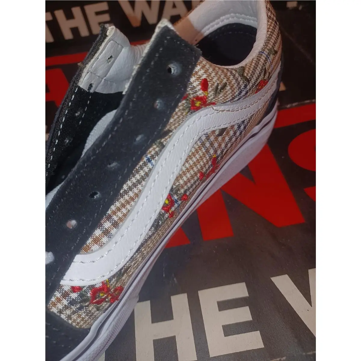 Vans shoes - Vans Glen Plaid Floral - Glen Plaid Floral - Beige 6