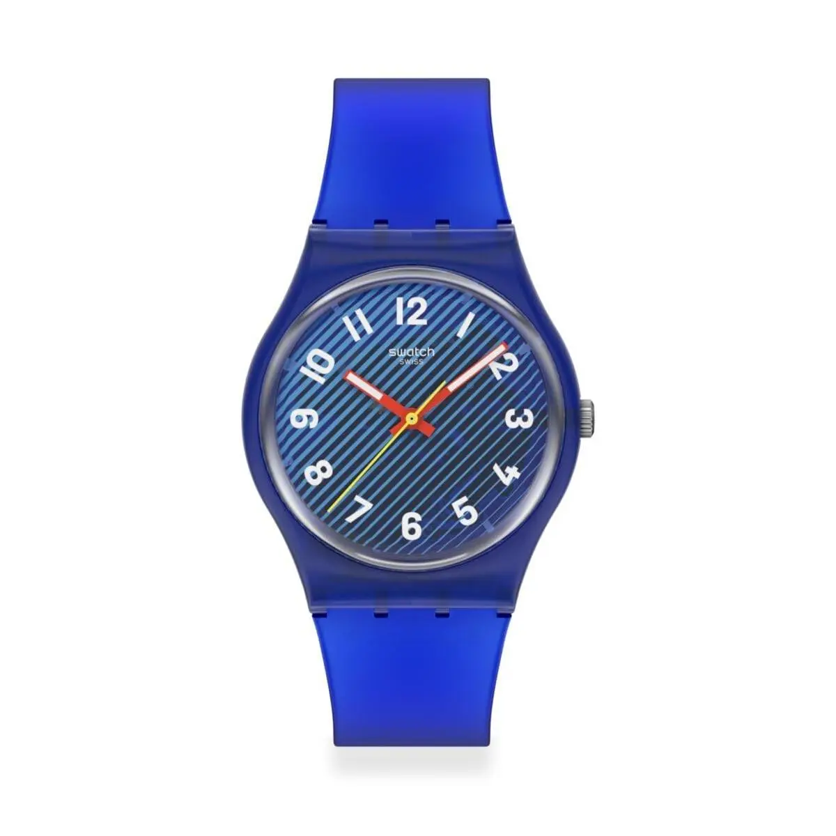 Gent Unisex Casual Watch Bio-sourced Blue Quartz Water Resistant by Swatch