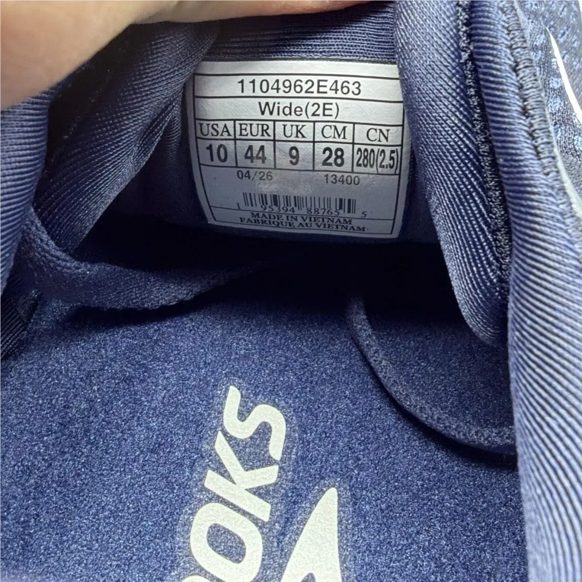 Brooks shoes - Brooks Ghost Max 4 - Ghost Max - 1104962E463 - Navy (UPC: 0195394887754) 10