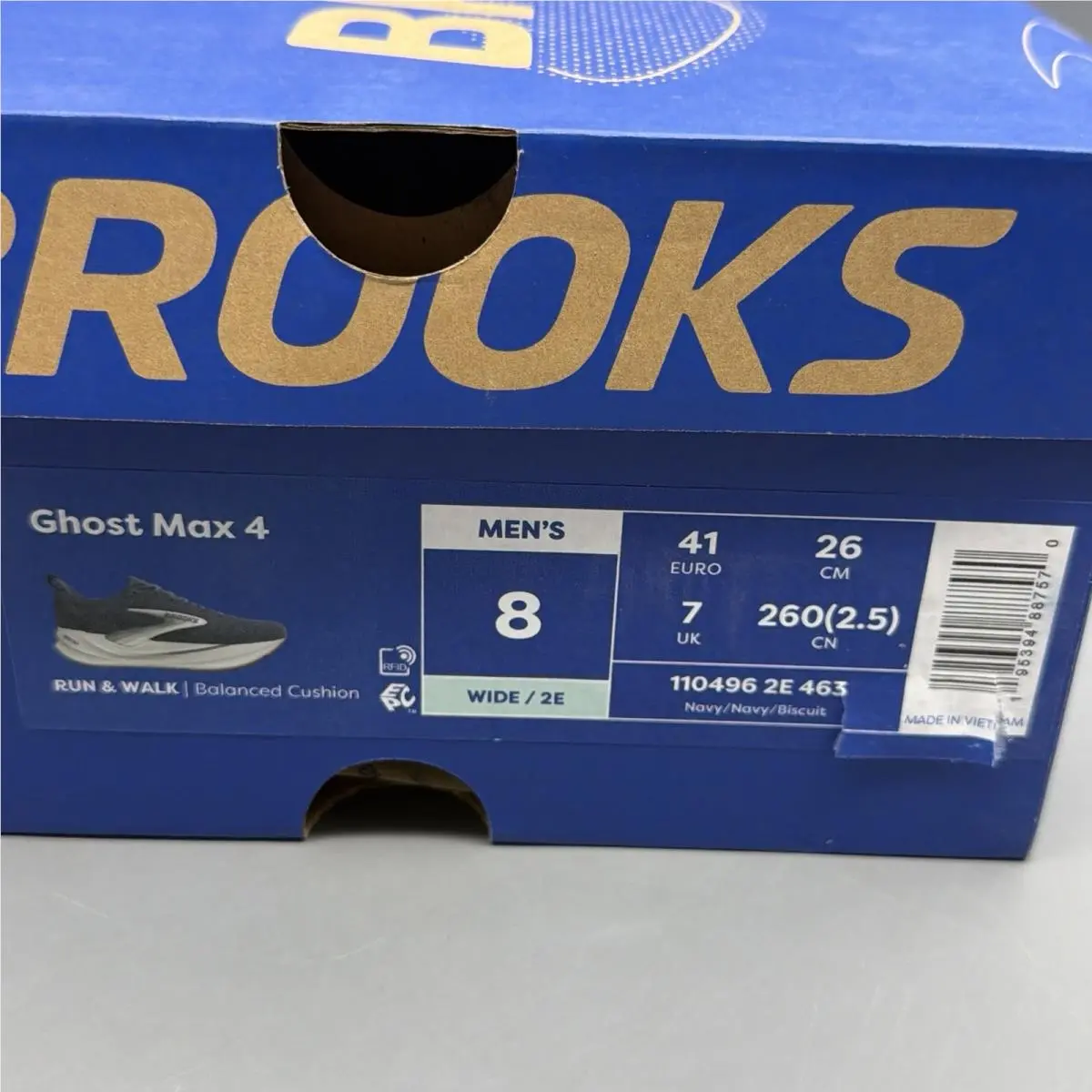 Brooks shoes - Brooks Ghost Max 4 - Ghost Max - 1104962E463 - Navy (UPC: 0195394887655) 12