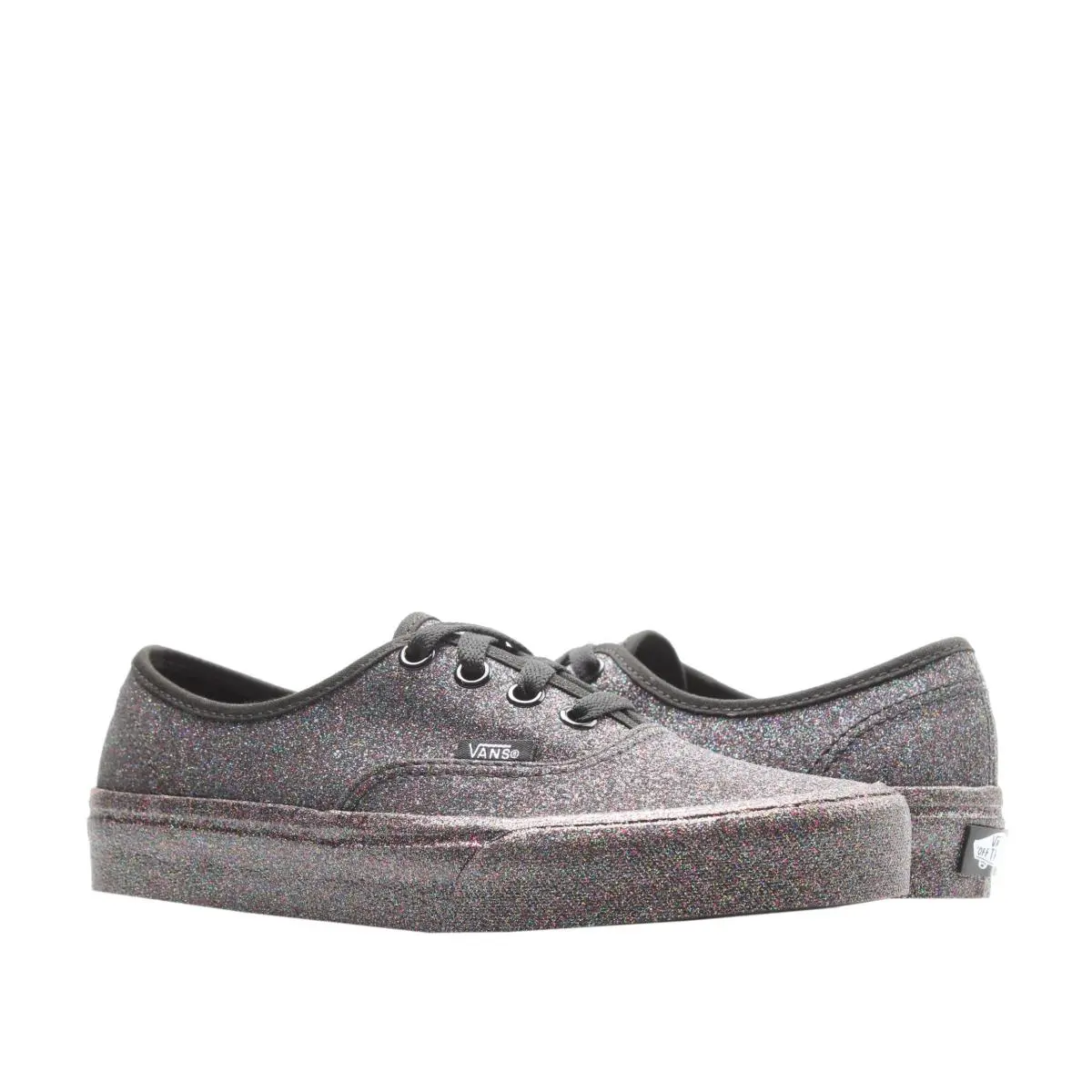 Vans Rainbow Glitter Sneaker in Black Low-top