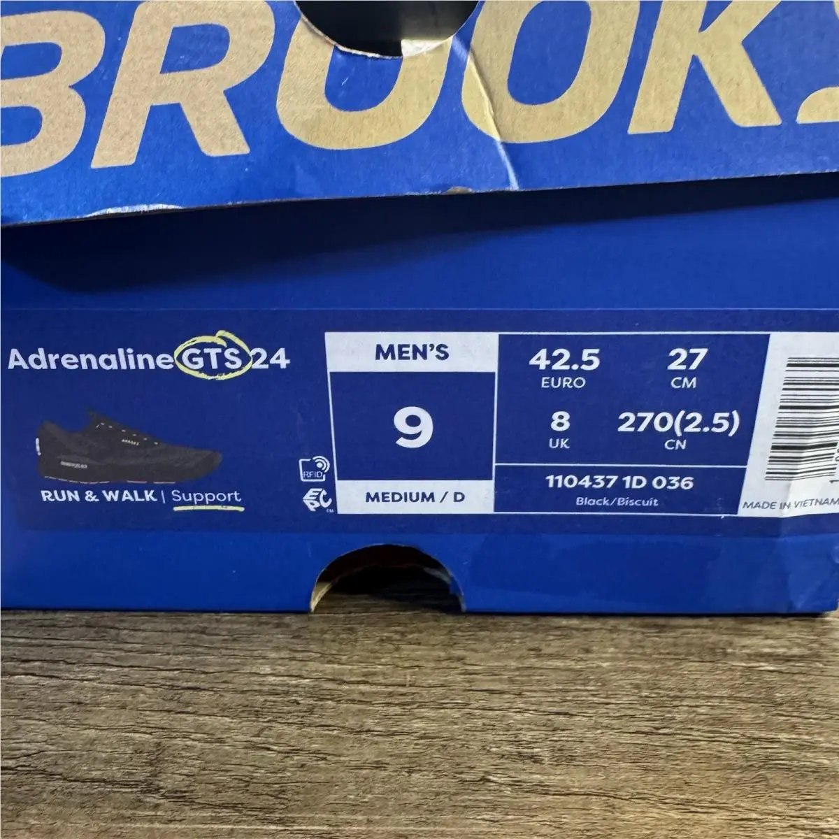 Brooks shoes - Adrenaline GTS 24 - Adrenaline GTS - 1104371D036 - Black 0