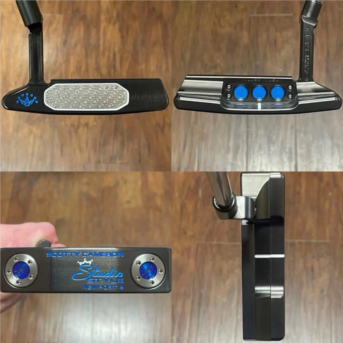 Scotty Cameron 2026 Studio Style Port 2 Putter - LH - - Xtreme Dark - Blu