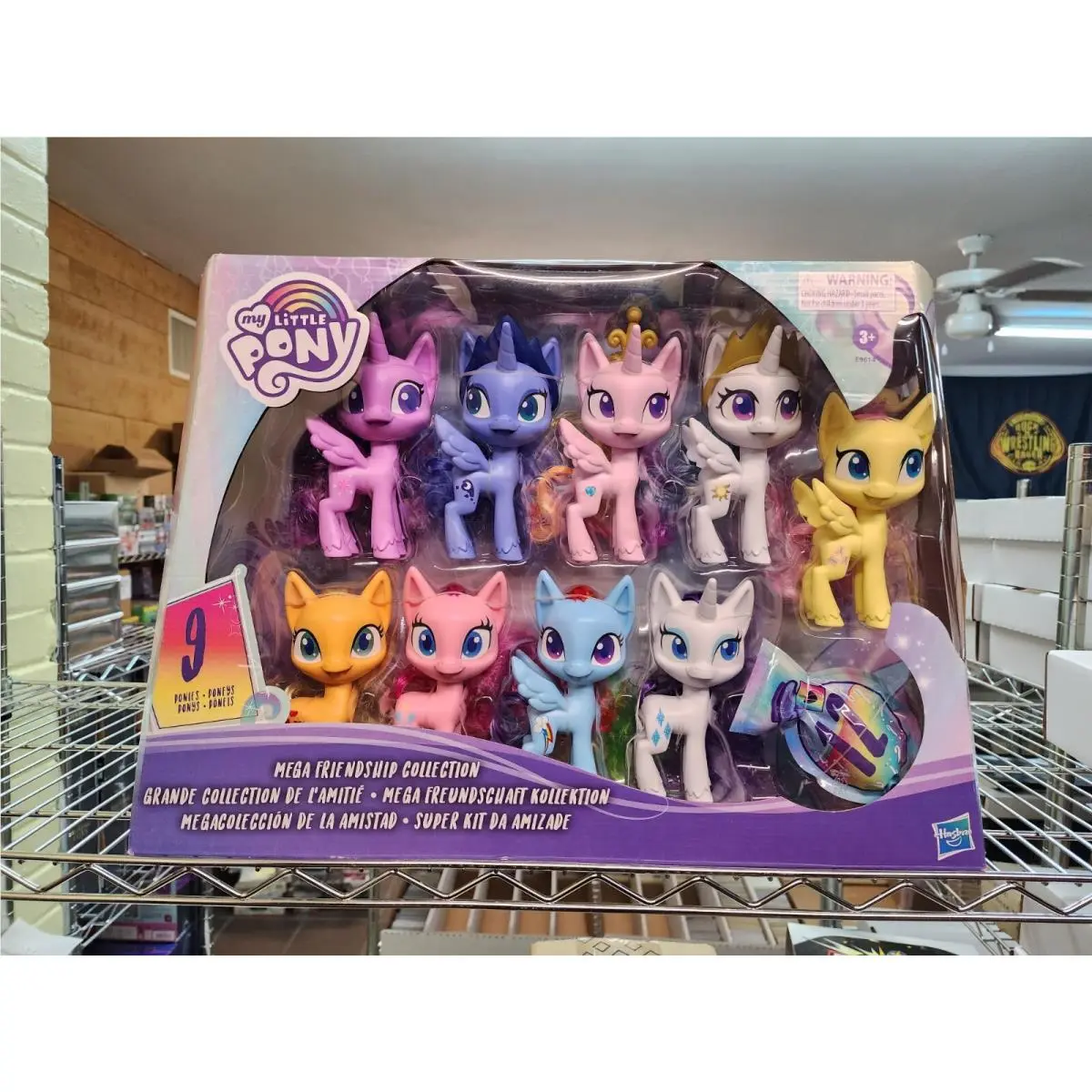 My Little Pony Mega Friendship Collection Set of 9 Ponies 2020 Rare