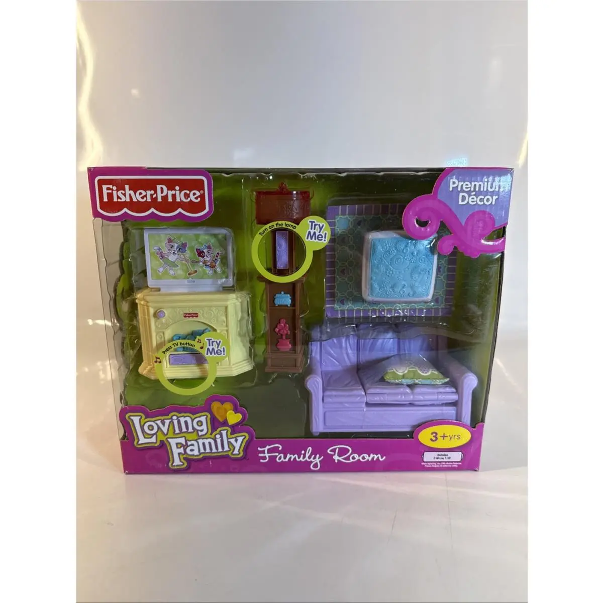 2012 Fisher Price Loving Family Room Dollhouse Read Description