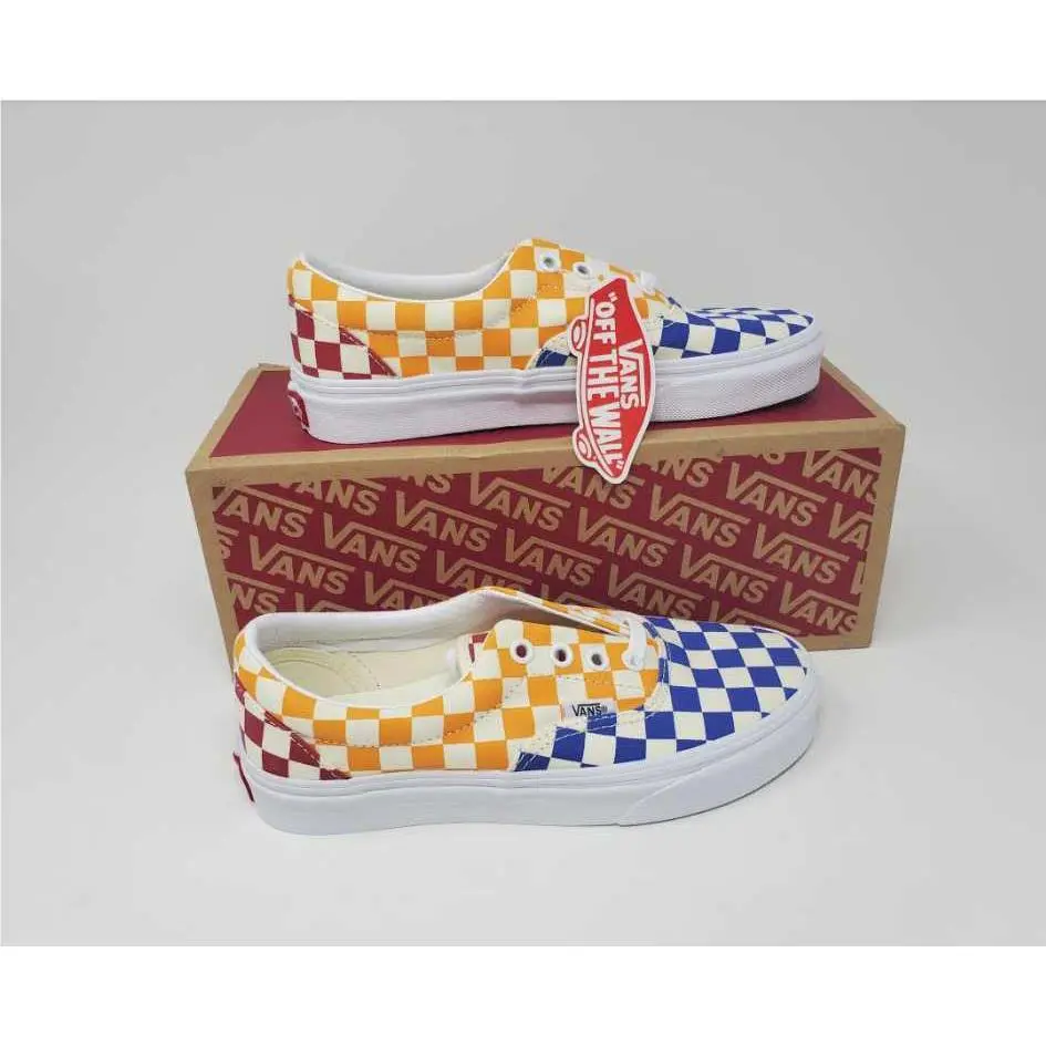 Women`s 6 Vans For Madewell Era Checkerboard in Multi Shoes