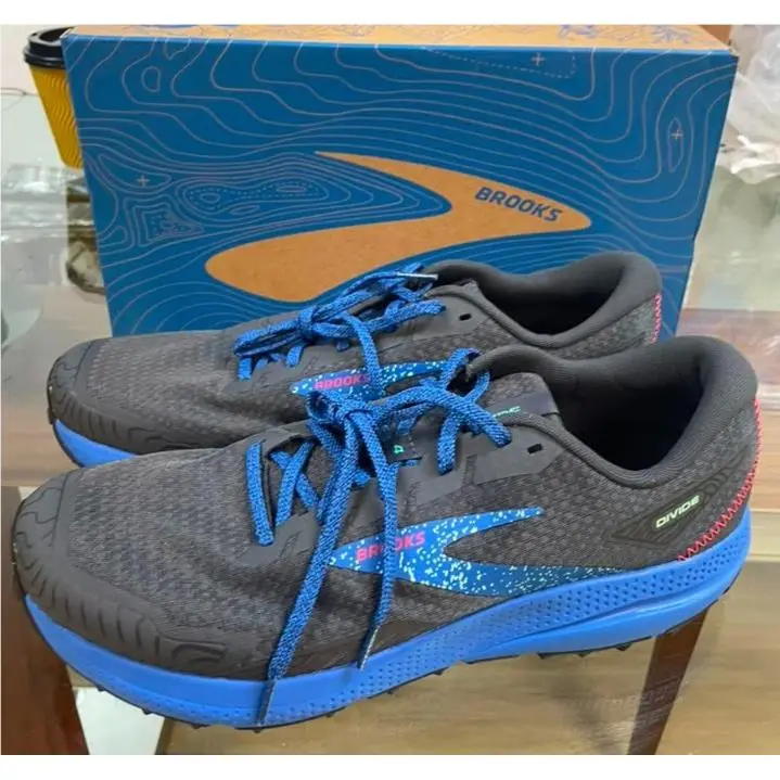 Brooks shoes - Brooks Divide 4 - Divide - 1104051D018 - Ebony Black Victoria Blue 1