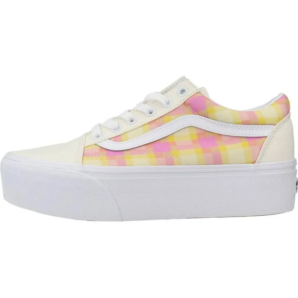 Vans shoes - Pastel Picnic Pink Plaid 2