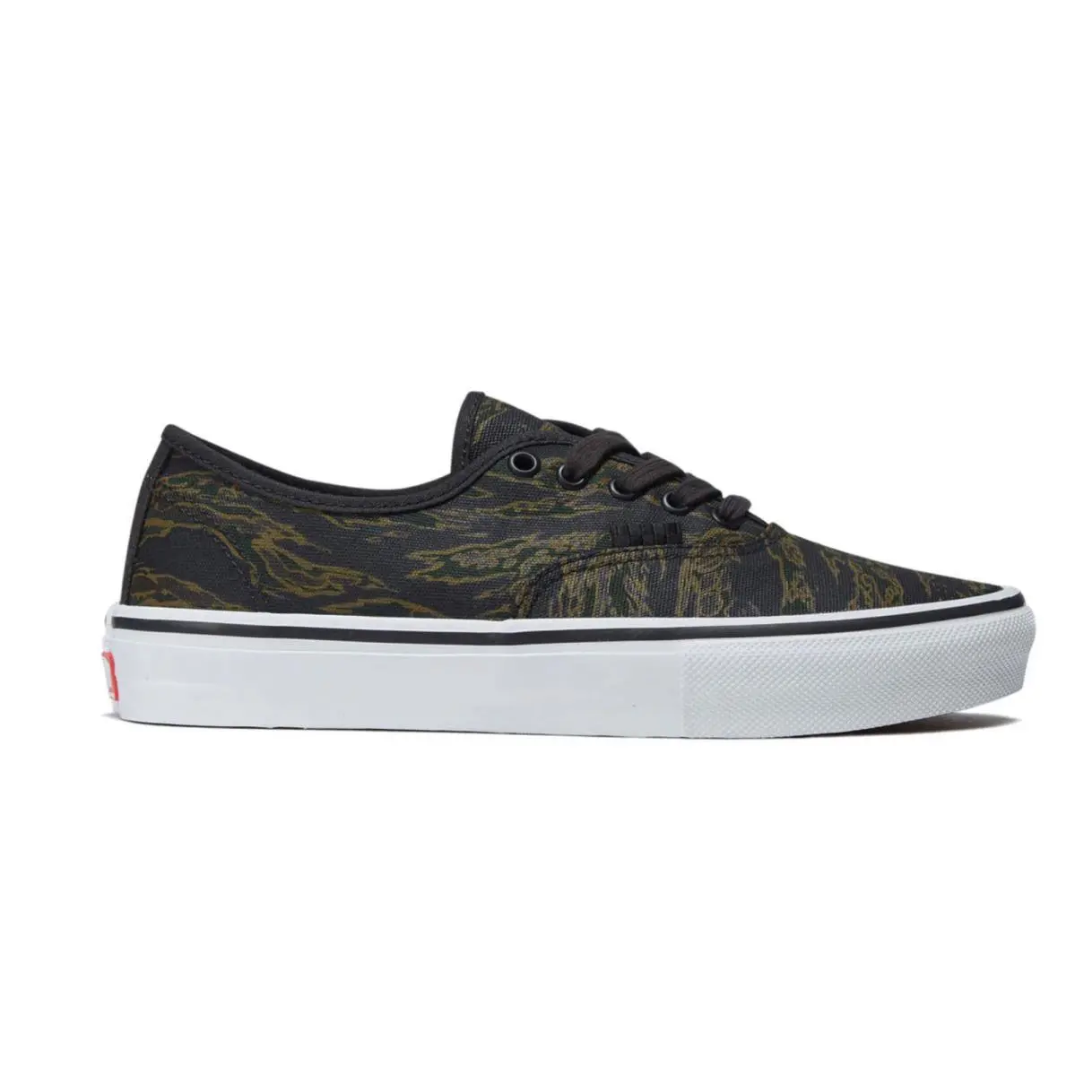 Vans Skate Authentic Tiger Camo Green Black Men`s Skate Tiger Camo Green Black Canvas Shoes Size VN000EER9L7 - Multicolor, Manufacturer: Green/Black