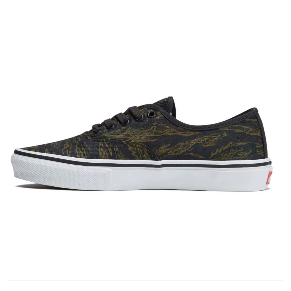 Vans shoes - Vans Skate Authentic Tiger Camo Green Black - VN000EER9L7 - Multicolor, Manufacturer: Green/Black 6