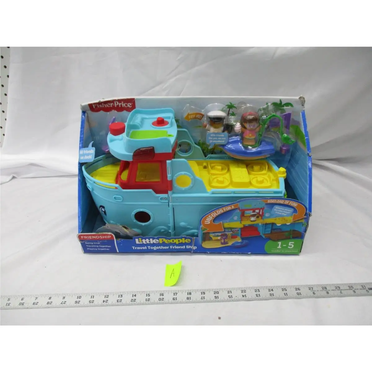 Fisher Price Little People Big Helpers Travel Together Friend Ship Boat Cruise A