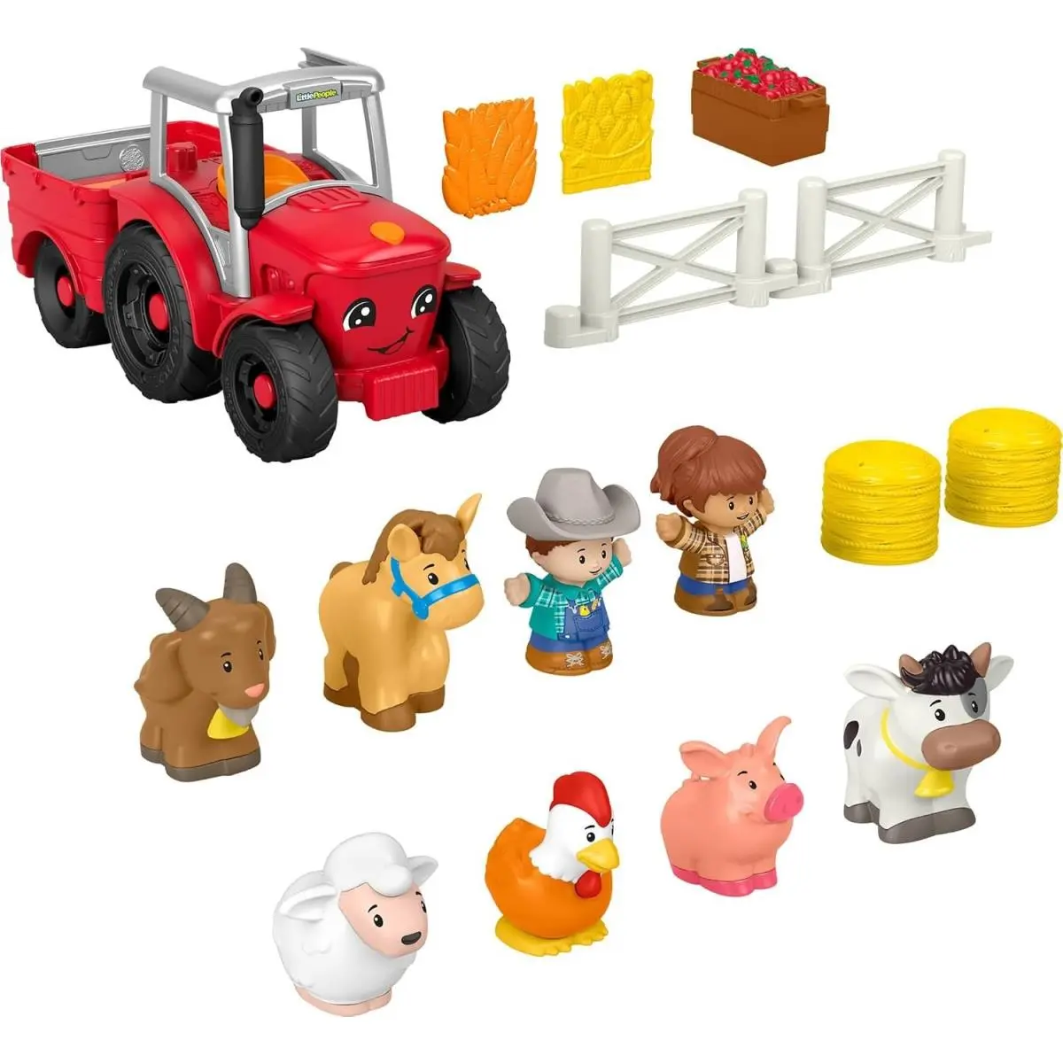 Fisher Price - Little People Caring For Animals Tractor with 14 Accessories