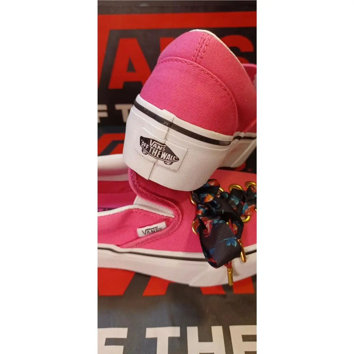 Vans shoes - VANS Off The Wall - Off The Wall - Pink Yellow White 9