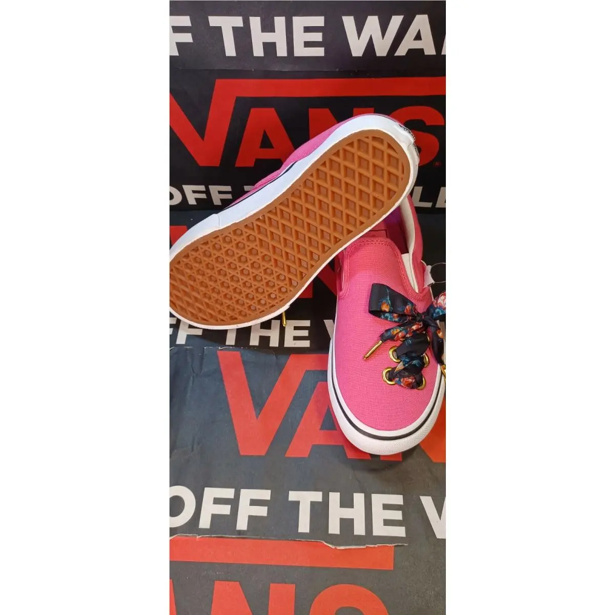 Vans shoes - VANS Off The Wall - Off The Wall - Pink Yellow White 4