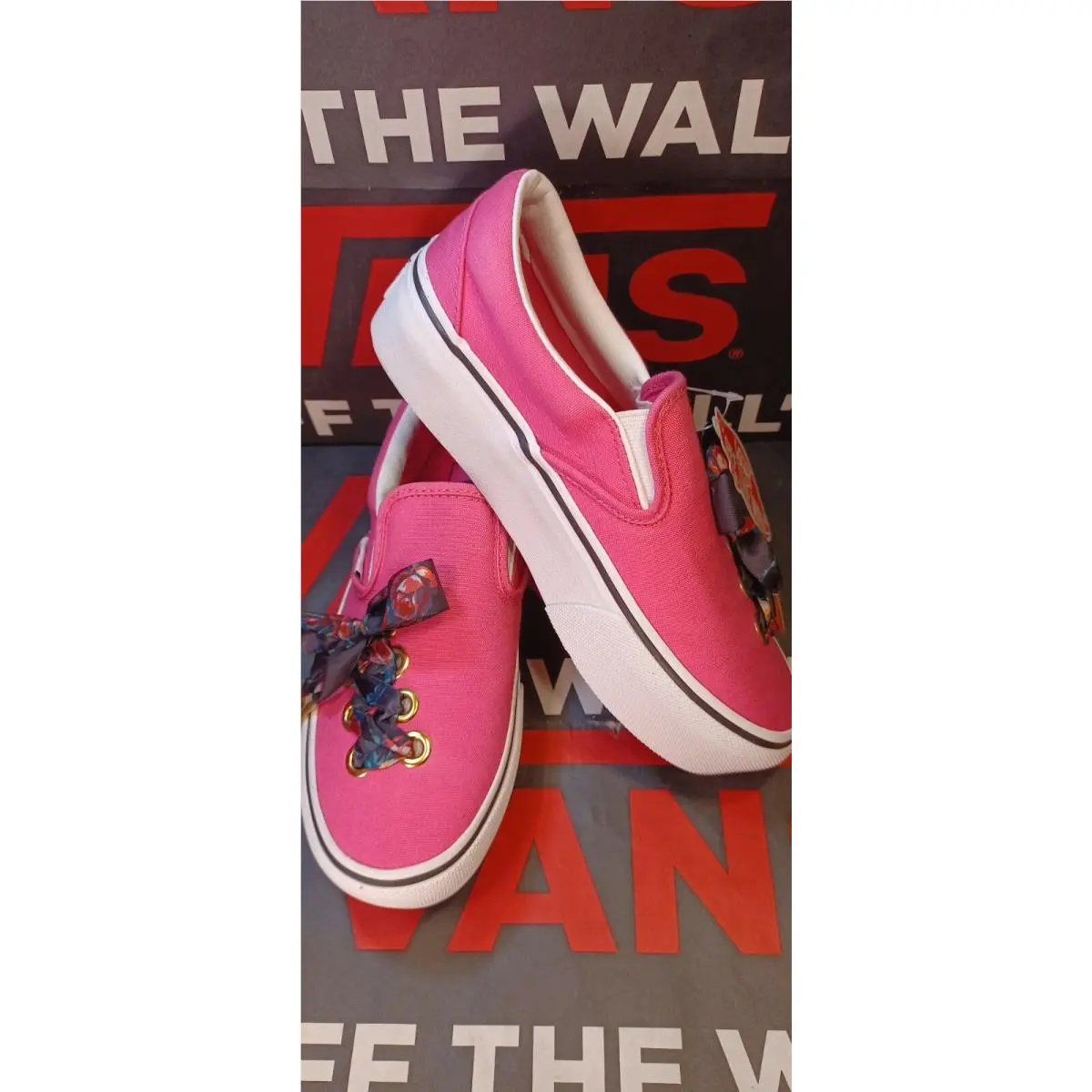 Vans shoes - VANS Off The Wall - Off The Wall - Pink Yellow White 5