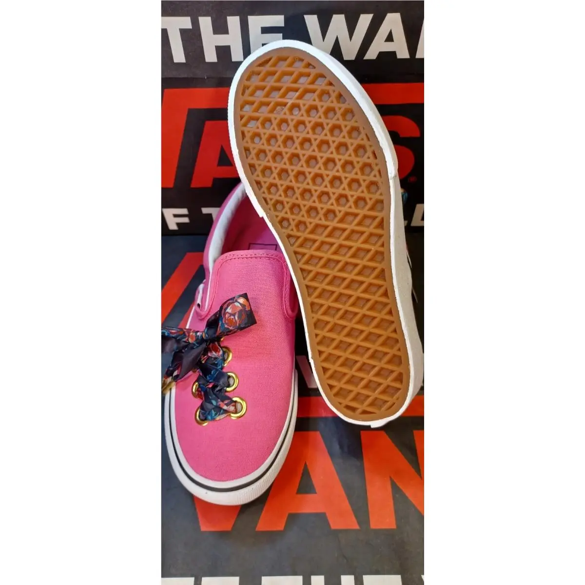 Vans shoes - VANS Off The Wall - Off The Wall - Pink Yellow White 6